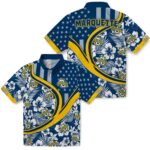 personalized-marquette-golden-eagles-floral-wave-blue-white-hawaiian-shirt-best-selling