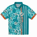 Miami Dolphins Hawaiian Shirt - Personalized Hibiscus Arrows Aqua White 1 personalized-miami-dolphins-hibiscus-arrows-aqua-white-hawaiian-shirt-best-selling
