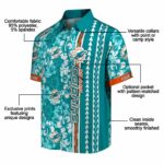 personalized-miami-dolphins-hibiscus-arrows-aqua-white-hawaiian-shirt-best-selling