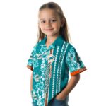 personalized-miami-dolphins-hibiscus-arrows-aqua-white-hawaiian-shirt-best-selling