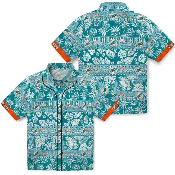 personalized-miami-dolphins-tribal-stripes-aqua-white-hawaiian-shirt-high-quality personalized miami dolphins tribal stripes aqua white hawaiian shirt high quality