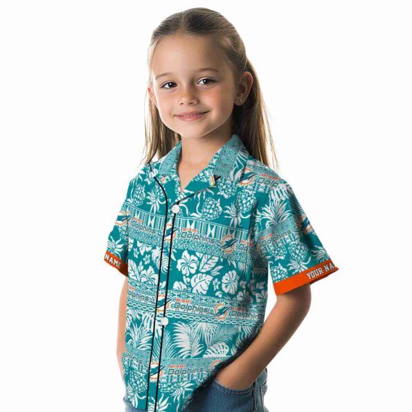 personalized-miami-dolphins-tribal-stripes-aqua-white-hawaiian-shirt-premium-grade personalized miami dolphins tribal stripes aqua white hawaiian shirt premium grade