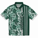 Michigan State Spartans Hawaiian Shirt - Personalized Hibiscus Arrows Green White 1 personalized-michigan-state-spartans-hibiscus-arrows-green-white-hawaiian-shirt-best-selling