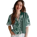 personalized-michigan-state-spartans-hibiscus-arrows-green-white-hawaiian-shirt-best-selling