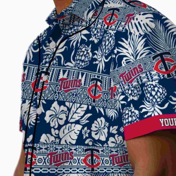 personalized-minnesota-twins-tribal-stripes-navy-white-hawaiian-shirt-trendy personalized minnesota twins tribal stripes navy white hawaiian shirt trendy