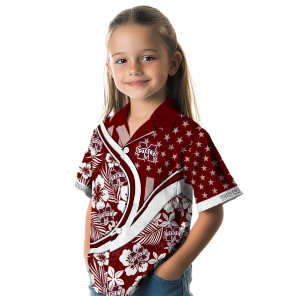 personalized-mississippi-state-bulldogs-floral-wave-maroon-white-hawaiian-shirt-premium-grade personalized mississippi state bulldogs floral wave maroon white hawaiian shirt premium grade