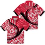 personalized-nebraska-cornhuskers-floral-wave-red-white-hawaiian-shirt-best-selling