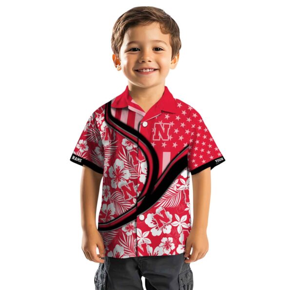 personalized-nebraska-cornhuskers-floral-wave-red-white-hawaiian-shirt-top-rated personalized nebraska cornhuskers floral wave red white hawaiian shirt top rated