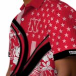 personalized-nebraska-cornhuskers-floral-wave-red-white-hawaiian-shirt-best-selling