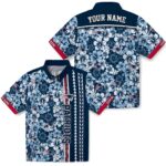personalized-new-england-patriots-hibiscus-arrows-blue-white-hawaiian-shirt-best-selling