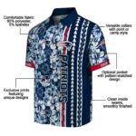 personalized-new-england-patriots-hibiscus-arrows-blue-white-hawaiian-shirt-best-selling