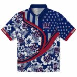 New York Giants Hawaiian Shirt - Personalized Floral Wave Blue White 1 personalized-new-york-giants-floral-wave-blue-white-hawaiian-shirt-best-selling