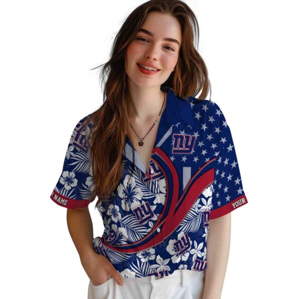 personalized-new-york-giants-floral-wave-blue-white-hawaiian-shirt-latest-model personalized new york giants floral wave blue white hawaiian shirt latest model