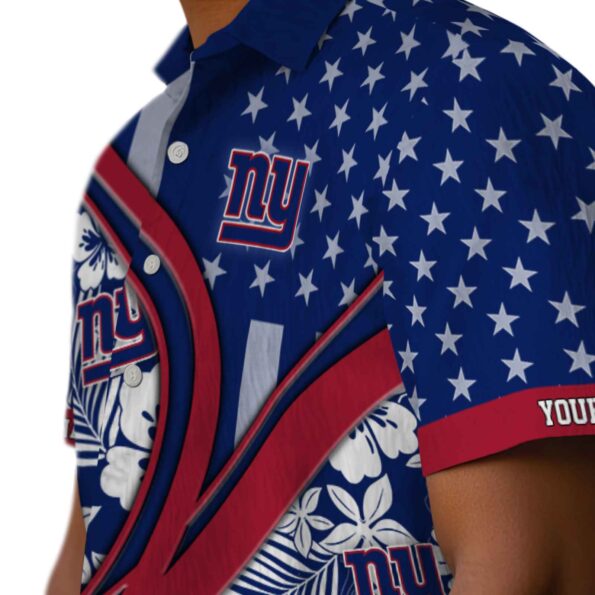 personalized-new-york-giants-floral-wave-blue-white-hawaiian-shirt-trendy personalized new york giants floral wave blue white hawaiian shirt trendy