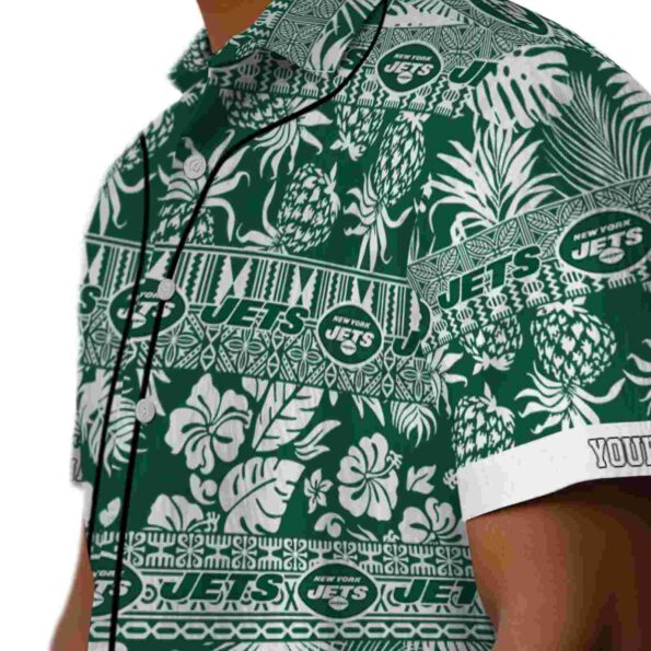 personalized-new-york-jets-tribal-stripes-green-white-hawaiian-shirt-trendy personalized new york jets tribal stripes green white hawaiian shirt trendy