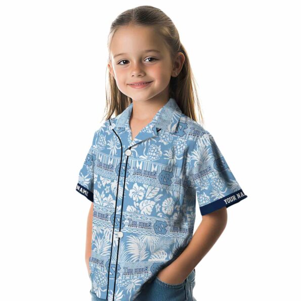 personalized-north-carolina-tar-heels-tribal-stripes-light-blue-white-hawaiian-shirt-premium-grade personalized north carolina tar heels tribal stripes light blue white hawaiian shirt premium grade