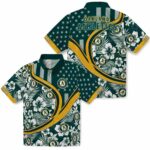 personalized-oakland-athletics-floral-wave-green-white-hawaiian-shirt-best-selling