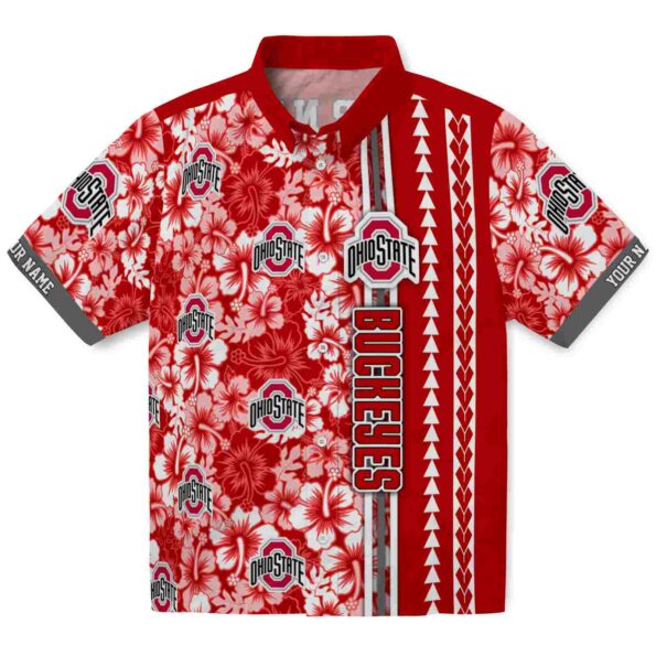 personalized-ohio-state-buckeyes-hibiscus-arrows-scarlet-white-hawaiian-shirt-best-selling personalized ohio state buckeyes hibiscus arrows scarlet white hawaiian shirt best selling