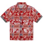 Ohio State Buckeyes Hawaiian Shirt - Personalized Tribal Stripes Scarlet White 1 personalized-ohio-state-buckeyes-tribal-stripes-scarlet-white-hawaiian-shirt-best-selling