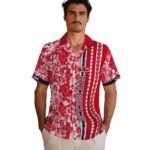 personalized-ole-miss-rebels-hibiscus-arrows-red-white-hawaiian-shirt-best-selling