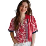personalized-ole-miss-rebels-hibiscus-arrows-red-white-hawaiian-shirt-best-selling