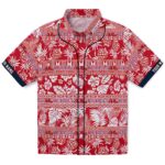 Ole Miss Rebels Hawaiian Shirt - Personalized Tribal Stripes Red White 1 personalized-ole-miss-rebels-tribal-stripes-red-white-hawaiian-shirt-best-selling
