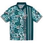 Philadelphia Eagles Hawaiian Shirt - Personalized Hibiscus Arrows Green White 1 personalized-philadelphia-eagles-hibiscus-arrows-green-white-hawaiian-shirt-best-selling