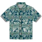Philadelphia Eagles Hawaiian Shirt - Personalized Tribal Stripes Green White 1 personalized-philadelphia-eagles-tribal-stripes-green-white-hawaiian-shirt-best-selling