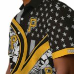 personalized-pittsburgh-pirates-floral-wave-black-white-hawaiian-shirt-best-selling
