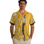 personalized-pittsburgh-steelers-hibiscus-arrows-gold-white-hawaiian-shirt-best-selling