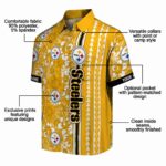 personalized-pittsburgh-steelers-hibiscus-arrows-gold-white-hawaiian-shirt-best-selling