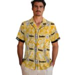 personalized-pittsburgh-steelers-tribal-stripes-gold-white-hawaiian-shirt-best-selling