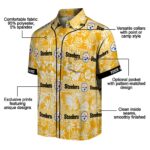 personalized-pittsburgh-steelers-tribal-stripes-gold-white-hawaiian-shirt-best-selling