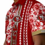 personalized-san-francisco-49ers-hibiscus-arrows-red-white-hawaiian-shirt-best-selling