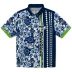 Seattle Seahawks Hawaiian Shirt - Personalized Hibiscus Arrows Blue White 1 personalized-seattle-seahawks-hibiscus-arrows-blue-white-hawaiian-shirt-best-selling