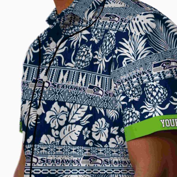 personalized-seattle-seahawks-tribal-stripes-blue-white-hawaiian-shirt-trendy personalized seattle seahawks tribal stripes blue white hawaiian shirt trendy