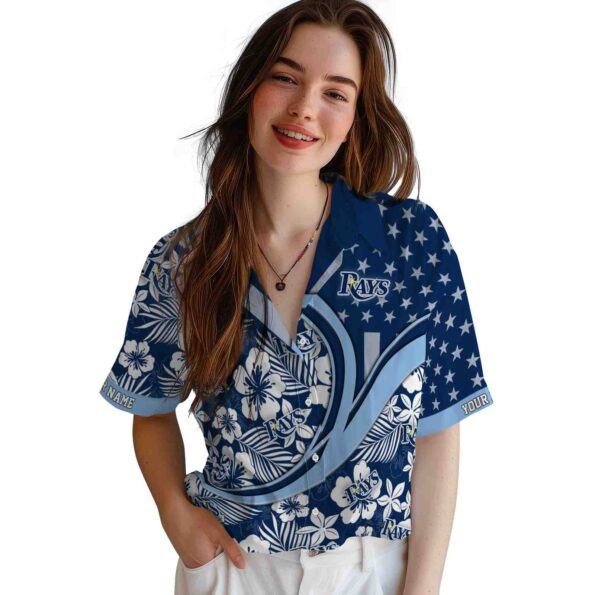 personalized-tampa-bay-rays-floral-wave-navy-white-hawaiian-shirt-latest-model personalized tampa bay rays floral wave navy white hawaiian shirt latest model