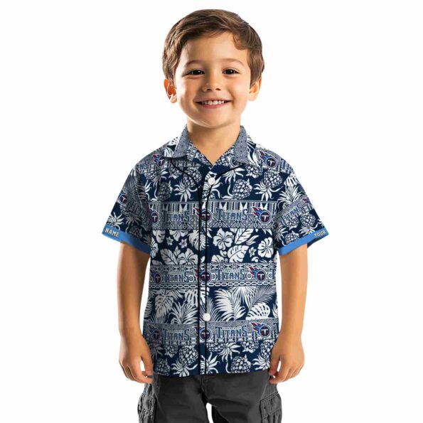 personalized tennessee titans tribal stripes navy white hawaiian shirt top rated