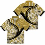 personalized-ucf-knights-floral-wave-gold-white-hawaiian-shirt-best-selling