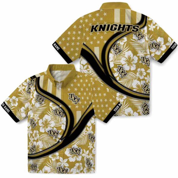 personalized-ucf-knights-floral-wave-gold-white-hawaiian-shirt-high-quality personalized ucf knights floral wave gold white hawaiian shirt high quality