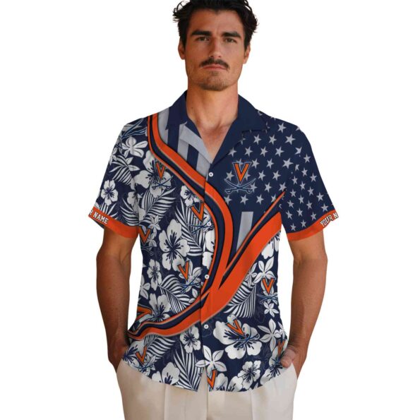 personalized-virginia-cavaliers-floral-wave-blue-white-hawaiian-shirt-fashion-forward personalized virginia cavaliers floral wave blue white hawaiian shirt fashion forward