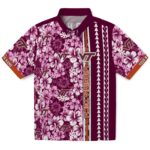 Virginia Tech Hokies Hawaiian Shirt - Personalized Hibiscus Arrows Maroon White 1 personalized-virginia-tech-hokies-hibiscus-arrows-maroon-white-hawaiian-shirt-best-selling