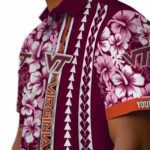 personalized-virginia-tech-hokies-hibiscus-arrows-maroon-white-hawaiian-shirt-best-selling