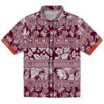 Virginia Tech Hokies Hawaiian Shirt - Personalized Tribal Stripes Maroon White 1 personalized-virginia-tech-hokies-tribal-stripes-maroon-white-hawaiian-shirt-best-selling
