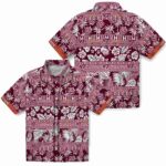 personalized-virginia-tech-hokies-tribal-stripes-maroon-white-hawaiian-shirt-best-selling