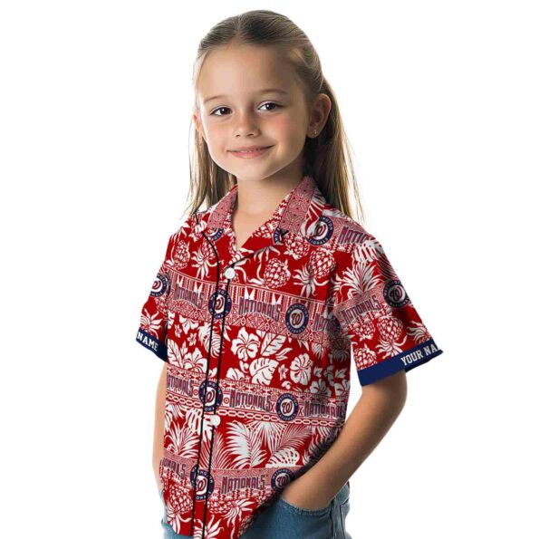 personalized-washington-nationals-tribal-stripes-red-white-hawaiian-shirt-premium-grade personalized washington nationals tribal stripes red white hawaiian shirt premium grade
