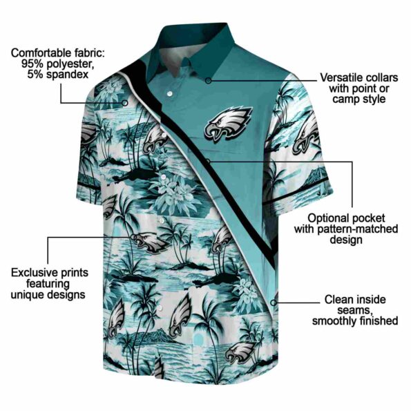 philadelphia-eagles-sunset-palms-green-white-hawaiian-shirt-new-arrival philadelphia eagles sunset palms green white hawaiian shirt new arrival