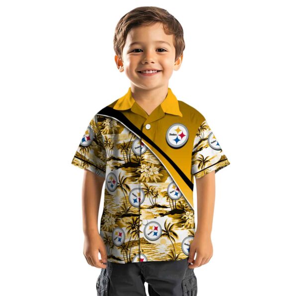 pittsburgh-steelers-sunset-palms-gold-white-hawaiian-shirt-top-rated pittsburgh steelers sunset palms gold white hawaiian shirt top rated