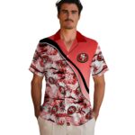 san-francisco-49ers-sunset-palms-red-white-hawaiian-shirt-best-selling