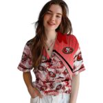 san-francisco-49ers-sunset-palms-red-white-hawaiian-shirt-best-selling